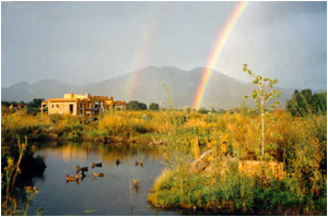 Rainbows over Taos, NM